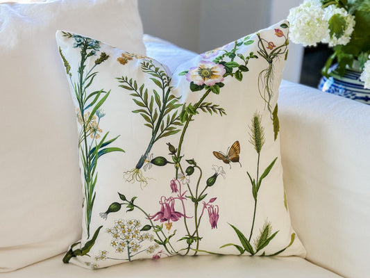 Ballard Designs Isabella Floral Pillow Cover