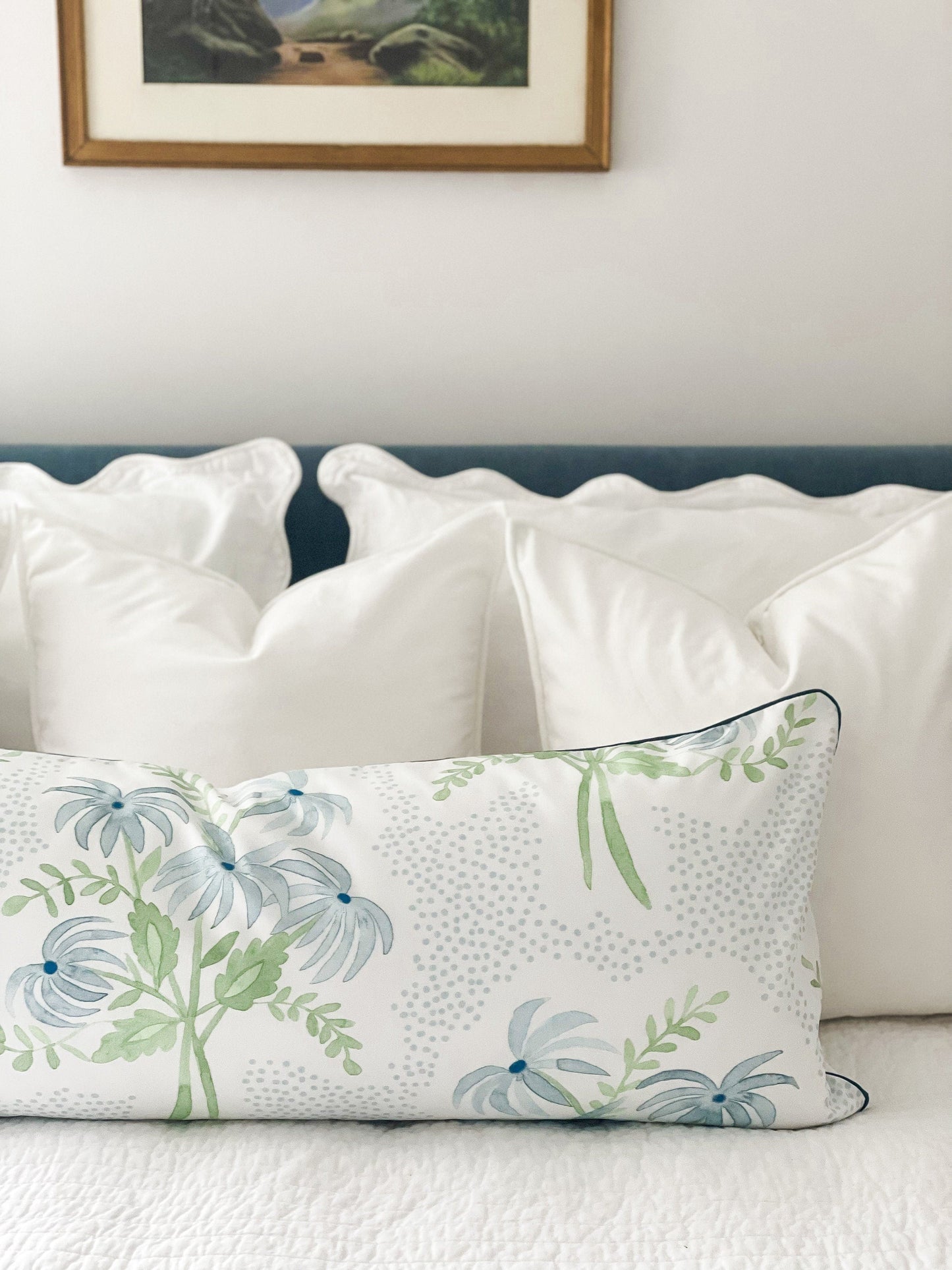 Danika Herrick Pearl's Bouquet Floral Pillow
