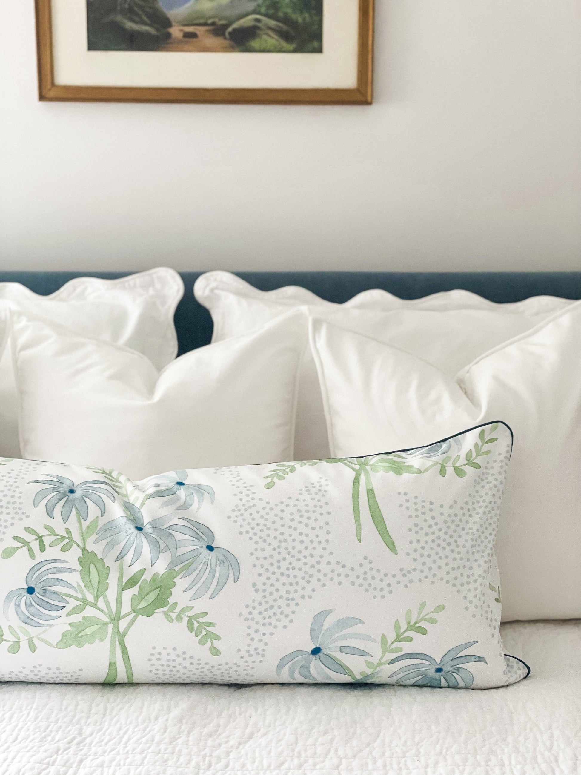 Danika Herrick Pearl's Bouquet Floral Pillow