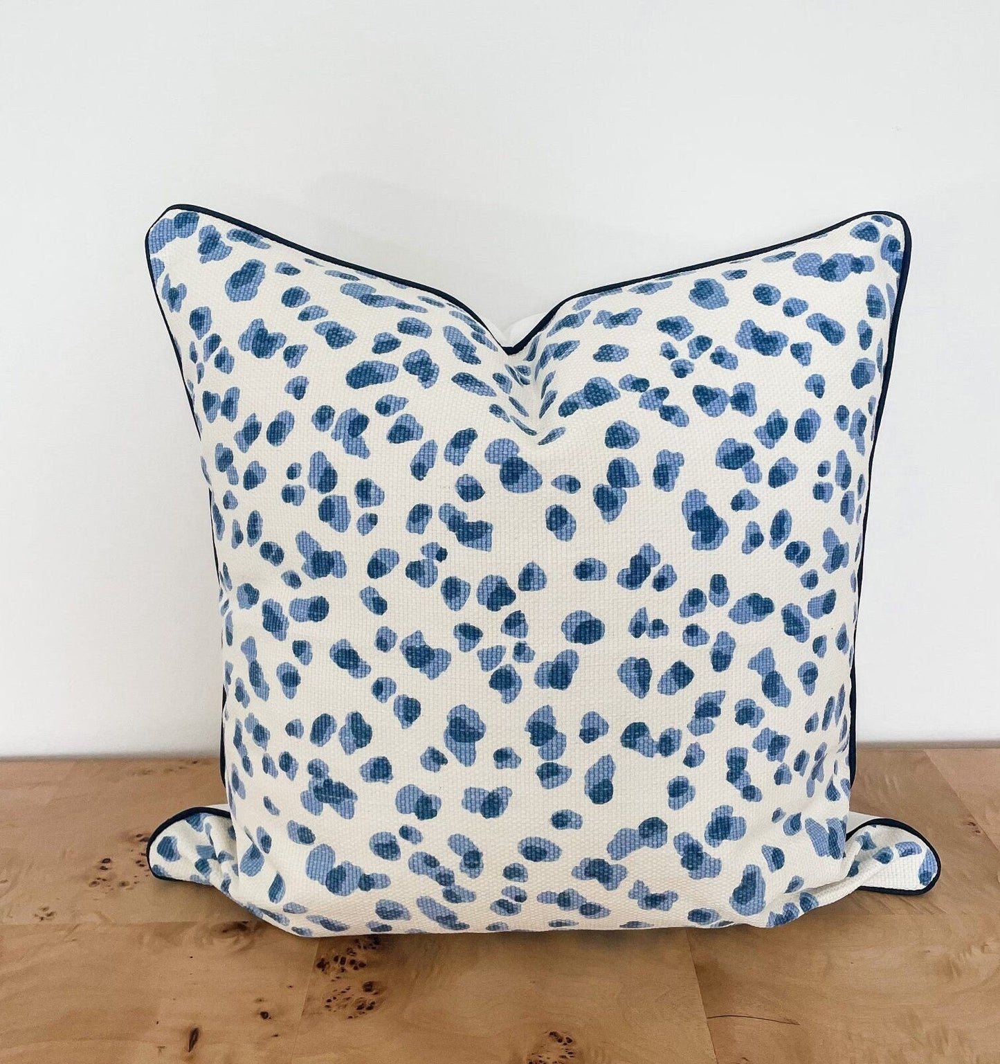 Ballard Mira Blue Leopard Print 