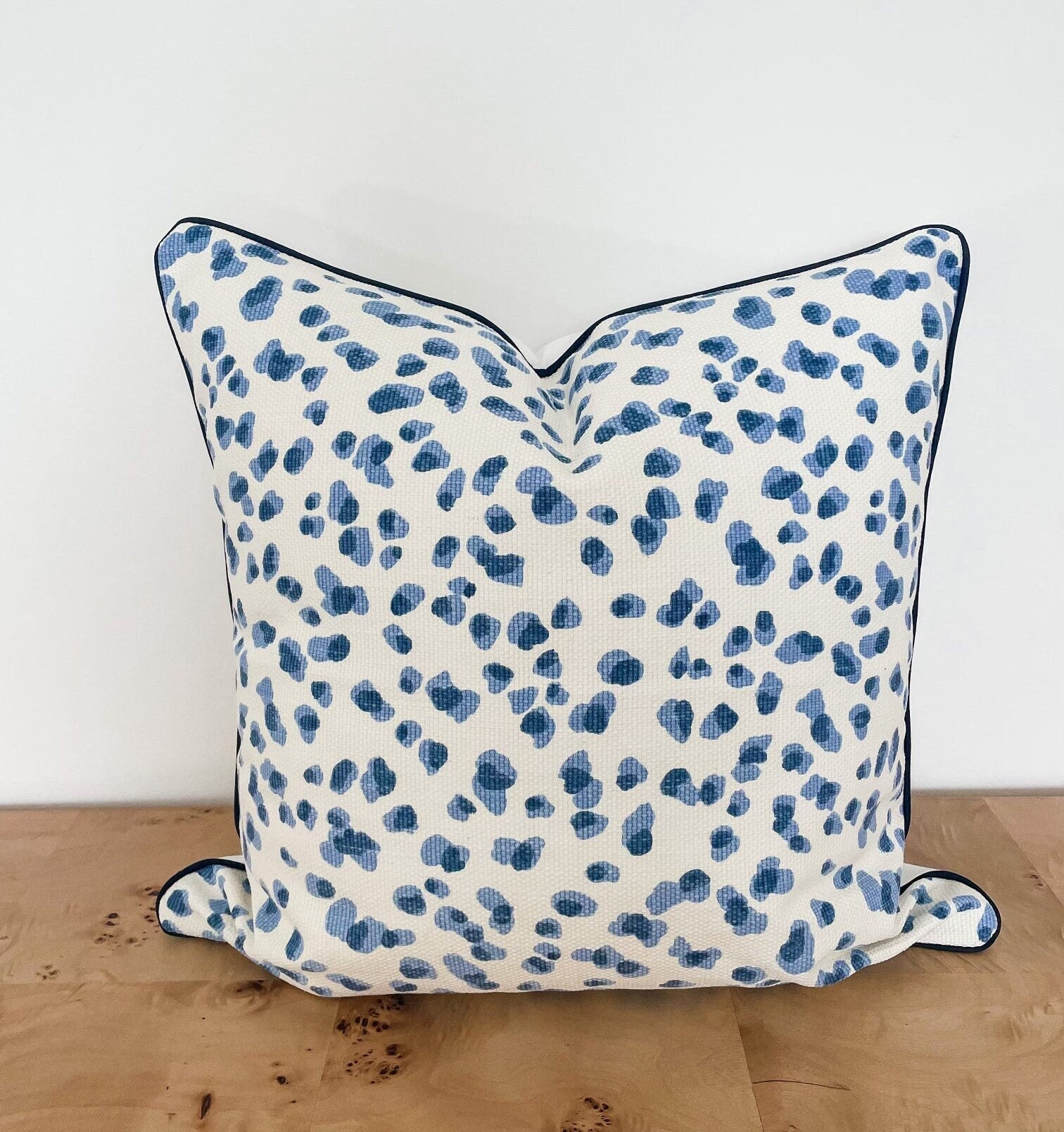 Ballard Mira Blue Leopard Print 