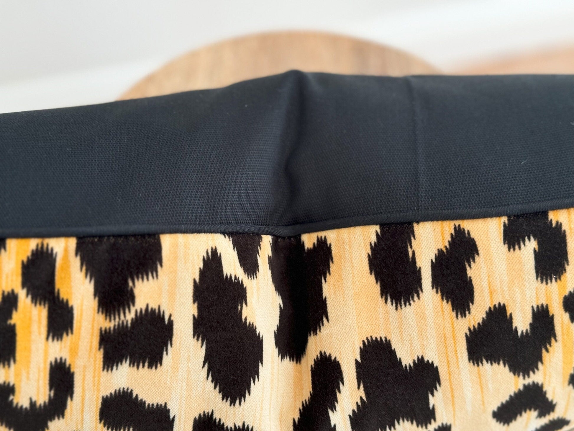 Ballard Velvet Cheetah Animal Print Pillow Cover Black