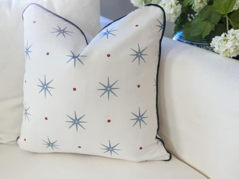 Danika Herrick Serendipity Star Pillow Cover Right side