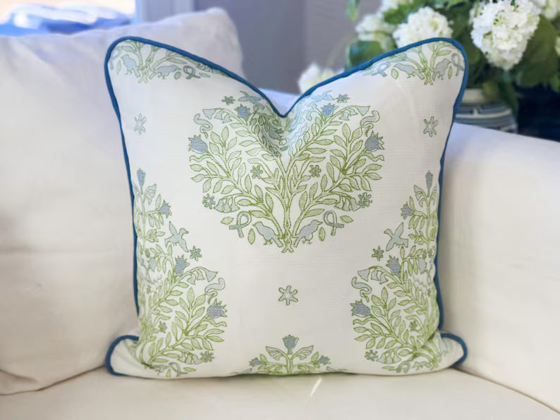 Danika Herrick Sarah Paisley Floral Pillow Cover 