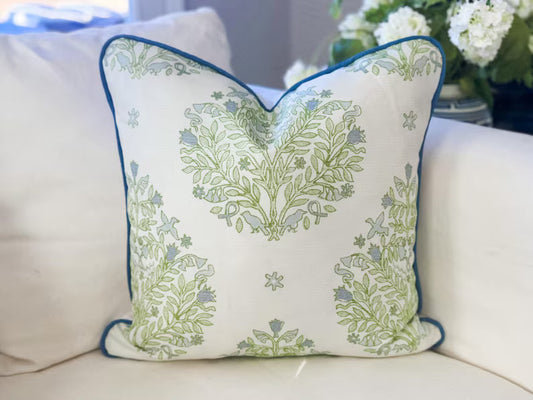 Danika Herrick Sarah Paisley Floral Pillow Cover 