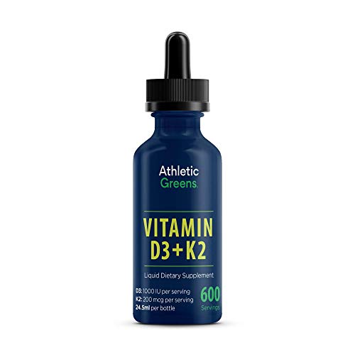 Balanced Vitamin D3 and K2 Liquid Formula From Athletic Greens 24.5 ml