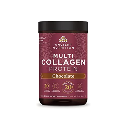 Ancient Nutrition Chocolate Multi Collagen Protein, 10 OZ