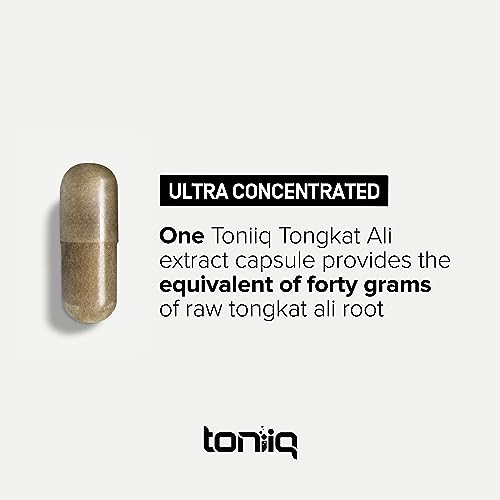 200,000x Strength Tongkat Ali Extract -Third-Party Tested 2% Pure Eurycomanone - Longjack 200:1 Tongkat-Ali Extract -Tested Tongkat Ali for Men - Highly Concentrated Formula -120 Vegetarian Caps -TQ