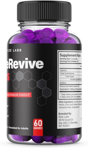 (Official 2 Pack) Size Revive Plus Gummies, Size Revive Plus for Men, Size Revive Plus Performance Supplement Reviews, SizeReviveMale Support, SizeRevive Plus Gomitas (120 Gummies)