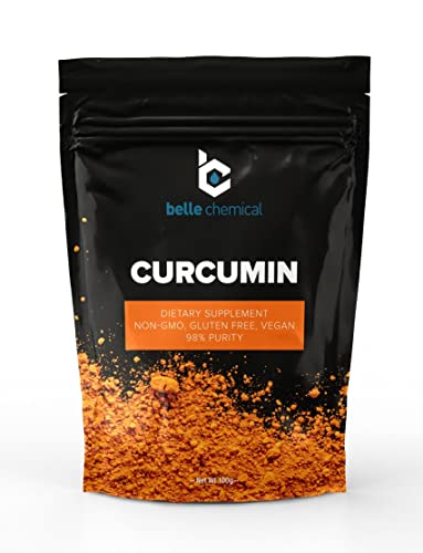 98% Pure Curcumin Powder (98% Curcuminoids) (100 Grams)