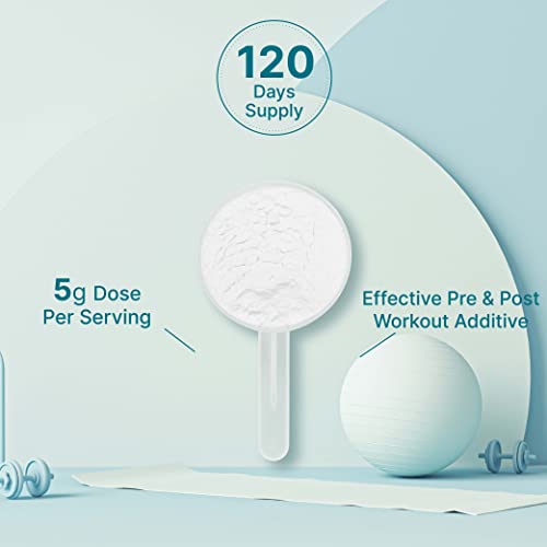 2 Pack Creatine Monohydrate Powder 600 Grams (21.2oz), Unflavored | Pure | Micronized Creatine Powder, 5000mg Per Serving, 4 Month Supply, Vegan | Keto, Non-GMO, No Filler, No Additives - 120 Servings