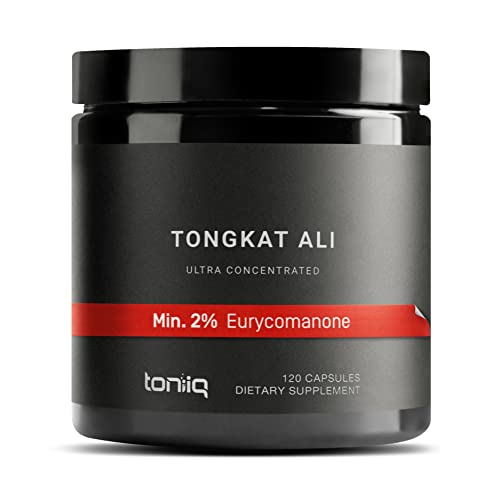 200,000x Strength Tongkat Ali Extract -Third-Party Tested 2% Pure Eurycomanone - Longjack 200:1 Tongkat-Ali Extract -Tested Tongkat Ali for Men - Highly Concentrated Formula -120 Vegetarian Caps -TQ