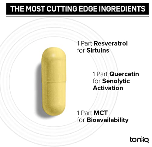 1600mg Resveratrol Blend - Ultra High Purity and 3rd Party Tested - with MCT Oil for Added Bioavailability - Optimal NAD Supplement