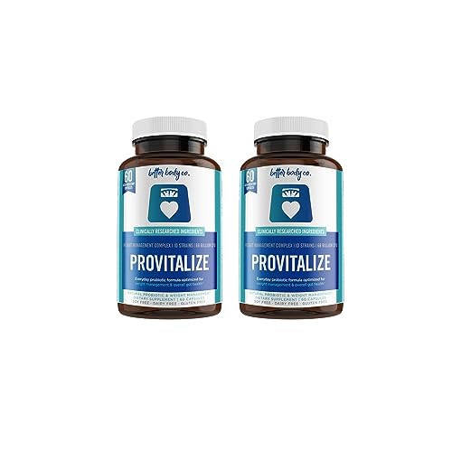 Better Body Co. Provitalize | Probiotics for Women, Menopause Weight, 68.2 Billion CFU - Relief for Bloating, Hot Flashes, Joint Pain, Night Sweats - Thermogenic - Gut and Digestive Health (2 Pack)