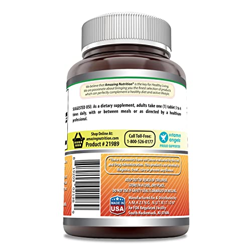 Amazing Formulas Bromelain 500 Mg Tablets Supplement | Non-GMO | Gluten Free | Made in USA (240 Count)