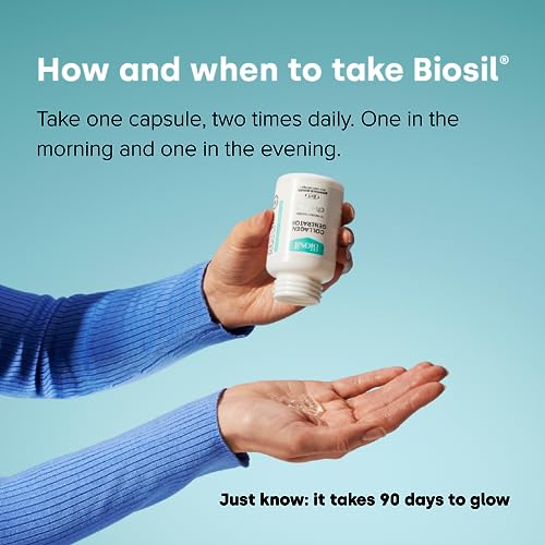 Biosil Collagen Generator - 60 Capsules - with Patented ch-OSA Complex - Generates & Protects Your Own Collagen - GMO Free - 60 Servings