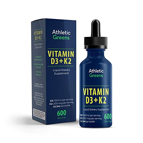 Balanced Vitamin D3 and K2 Liquid Formula From Athletic Greens 24.5 ml