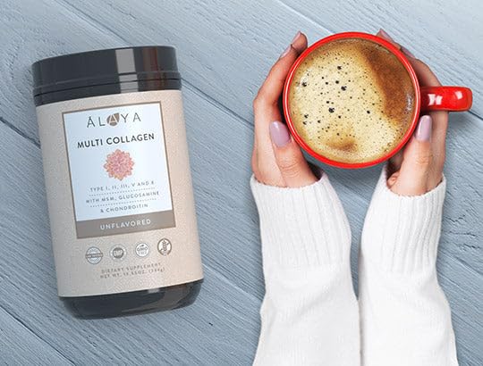 Alaya Multi Collagen Powder - Type I, II, III, V, X Hydrolyzed Collagen Peptides Protein Powder Supplement with MSM + GC (Unflavored) (40 Servings)