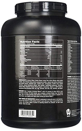 Animal Whey Isolate Whey Protein Powder – Isolate Loaded for Post Workout and Recovery – Low Sugar with Highly Digestible Whey Isolate Protein - Vanilla - 5 Pounds ( packaging may vary )