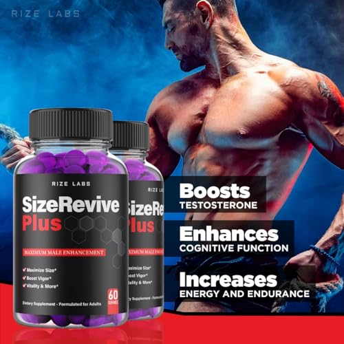 (Official) Size Revive Plus Gummies, Size Revive Plus for Men, Size Revive Plus Enhacement Performance Supplement Reviews, SizeRevive Support, Size Revive Plus Gomitas (60 Gummies)