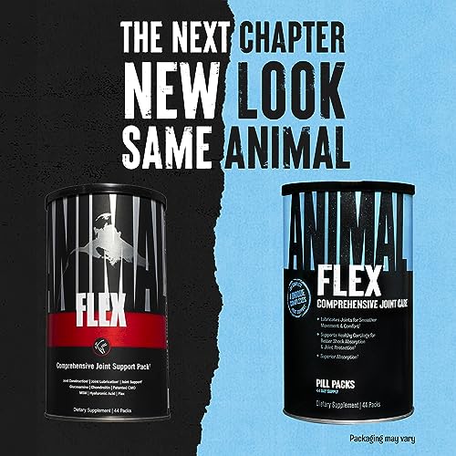 Animal Flex –Complete Joint Support Supplement – Contains Turmeric Root Curcumin – Helps Repair & Restore Joints – 44 Packs