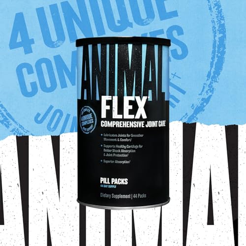 Animal Flex –Complete Joint Support Supplement – Contains Turmeric Root Curcumin – Helps Repair & Restore Joints – 44 Packs