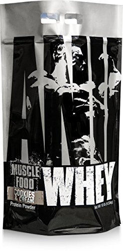 Animal Whey Isolate Whey Protein Powder – Isolate Loaded for Post Workout and Recovery – Low Sugar with Highly Digestible Whey Isolate Protein - Cookies and Cream - 10 Pounds