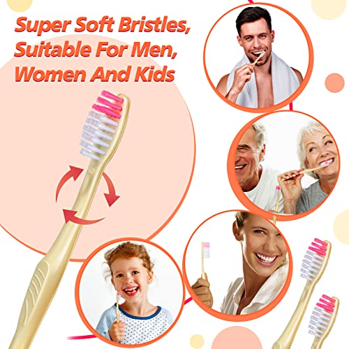 1000 Pcs Disposable Toothbrushes Bulk Individually Wrapped Manual Soft Bristle Travel Toothbrushes Single Use Toothbrush for Adult Kid Homeless Hotel Toiletries Camping Office School Hygiene Supply