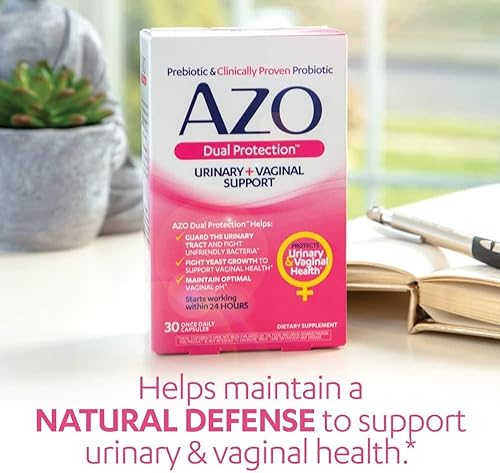 AZO Cranberry Pro Urinary Tract Health Supplement 600mg PACRAN, 1 Serving = More Than 1 Glass of Cranberry Juice 100 CT + Dual Protection, Urinary + Vaginal Support* 30 Count