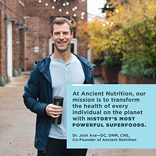 Ancient Nutrition Bone Broth Protein Powder, Butternut Squash, Grass-Fed Chicken and Beef Bone Broth Powder, 15g Protein Per Serving, Supports a Healthy Gut, 15 Servings